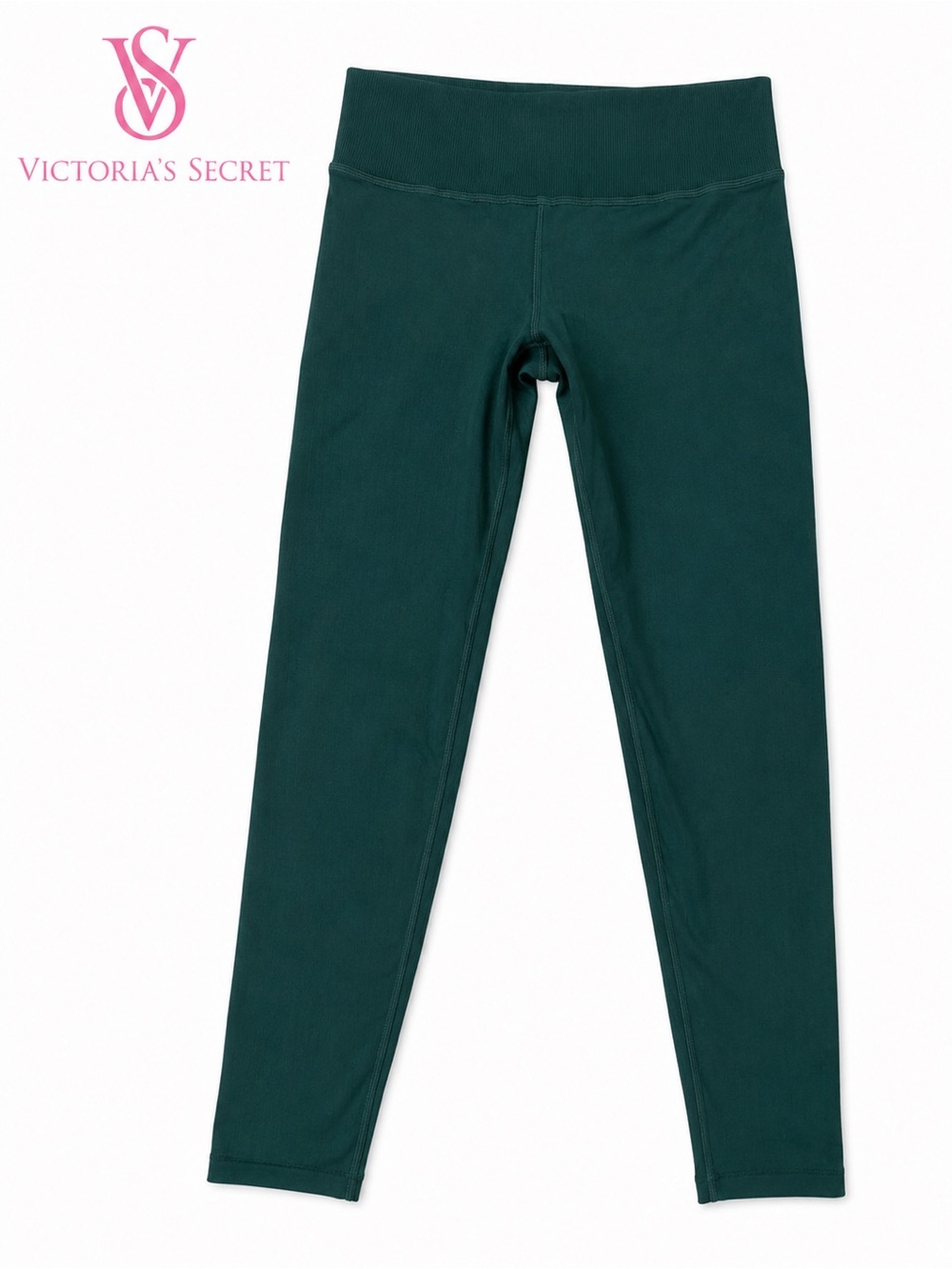 PINK Victoria's Secret Deep Teal HUNTER GREEN High-Rise Leggings XS